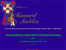 Tablet Screenshot of howardstables.com
